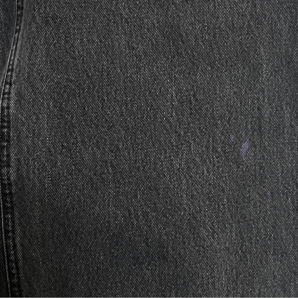 Zara High-Rise Black Baggy Leg Jeans - Picture 4 of 4